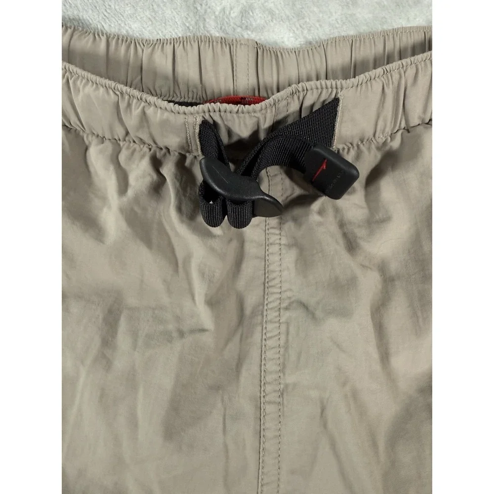 The North Face Shorts Mens Large Beige Belted Hiking Trail Outdoor
